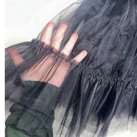 Katie May Elle Tulle Strapless Mini Dress NWT Black Size Medium Voluminous - Picture 6 of 10